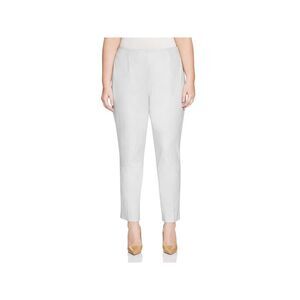 NIC+ZOE Womens Gray Side Zip Ankle Elastic Waist High Waist Pants Plus 20W